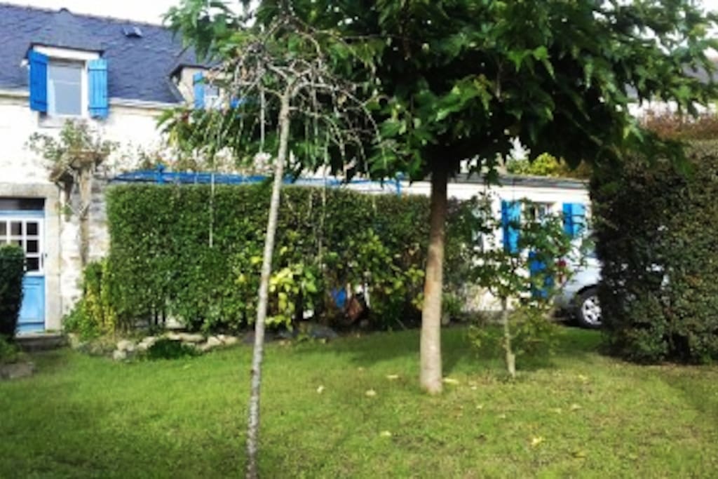 Le jardin devant la maison