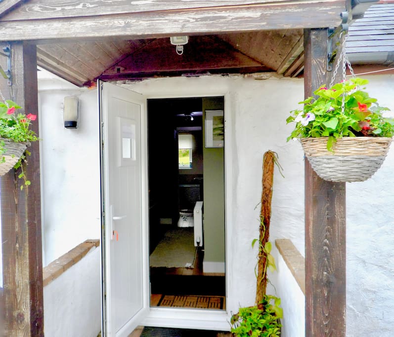 Inside the front door
