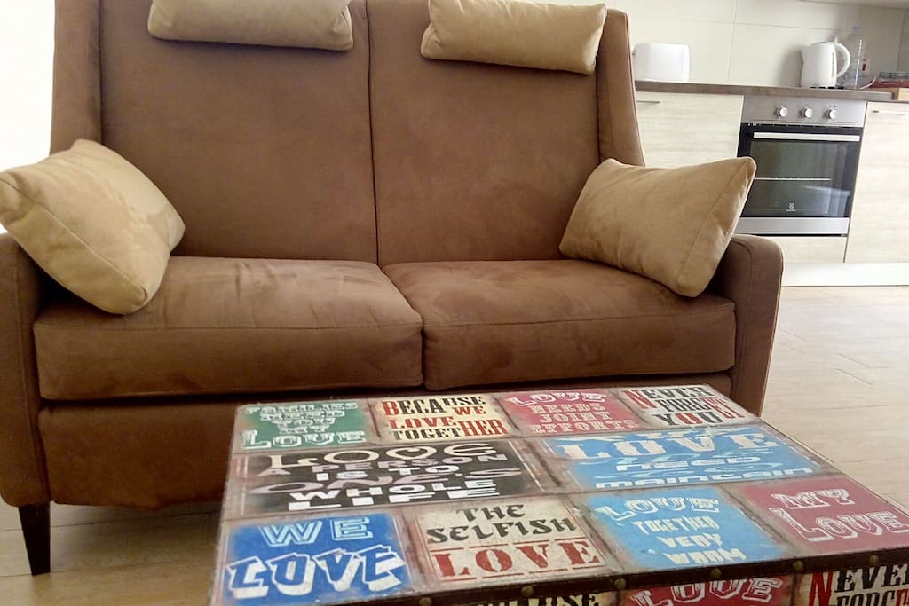 Italian-made sofa for extra comfort