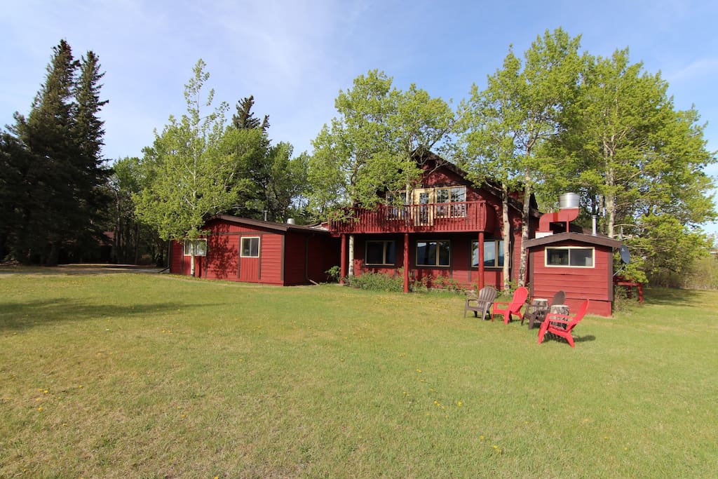 The beautiful "Big House" ranch house
