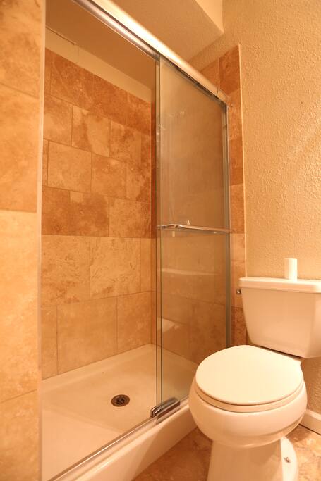 Bathrooms are thoroughly cleaned between guests