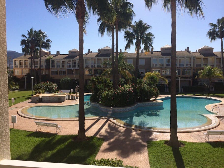 Unusual big swimming pool