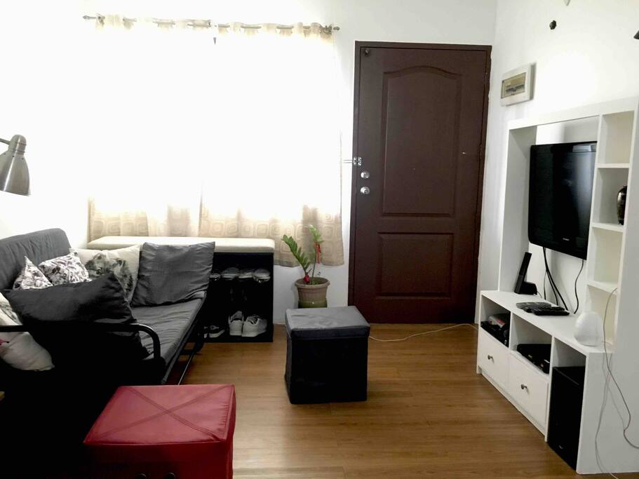 Living room with TV and Karaoke