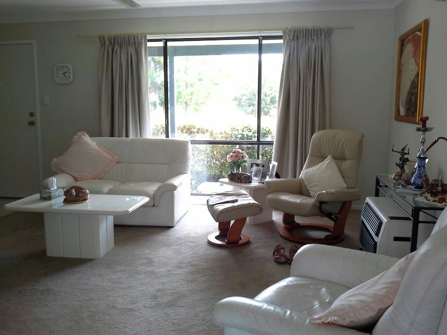 Lounge area where you have use of TV