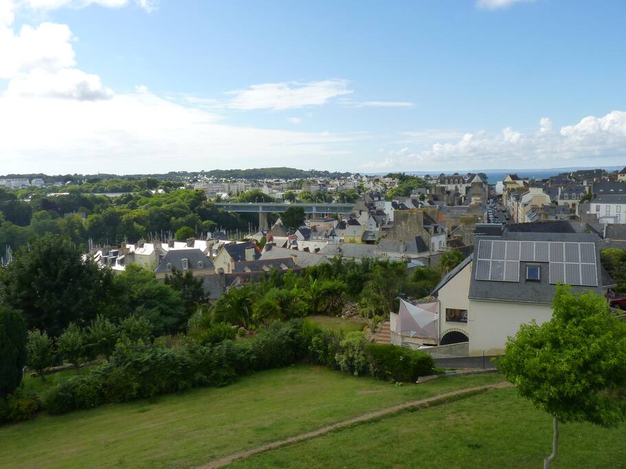 vue de la maison