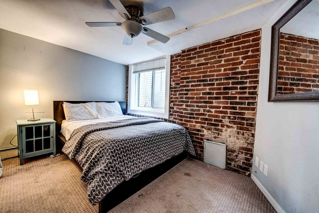 Bedroom with queen bed!