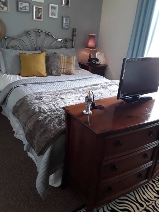 king size bed for a comfortable nights rest