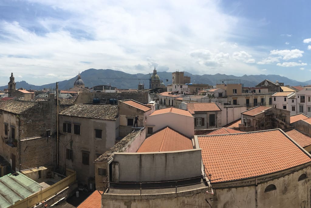 Vista panoramica dalla stanza