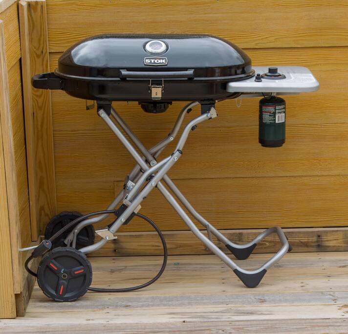 New for 2017 - gas BBQ. Please keep it clean.