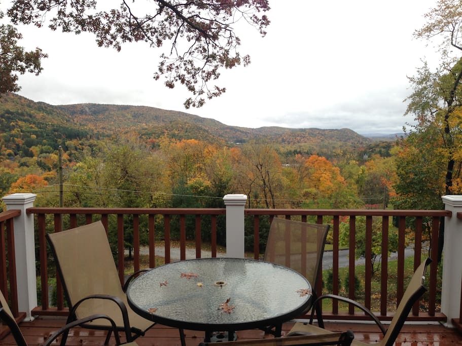 View from the deck during Autumn