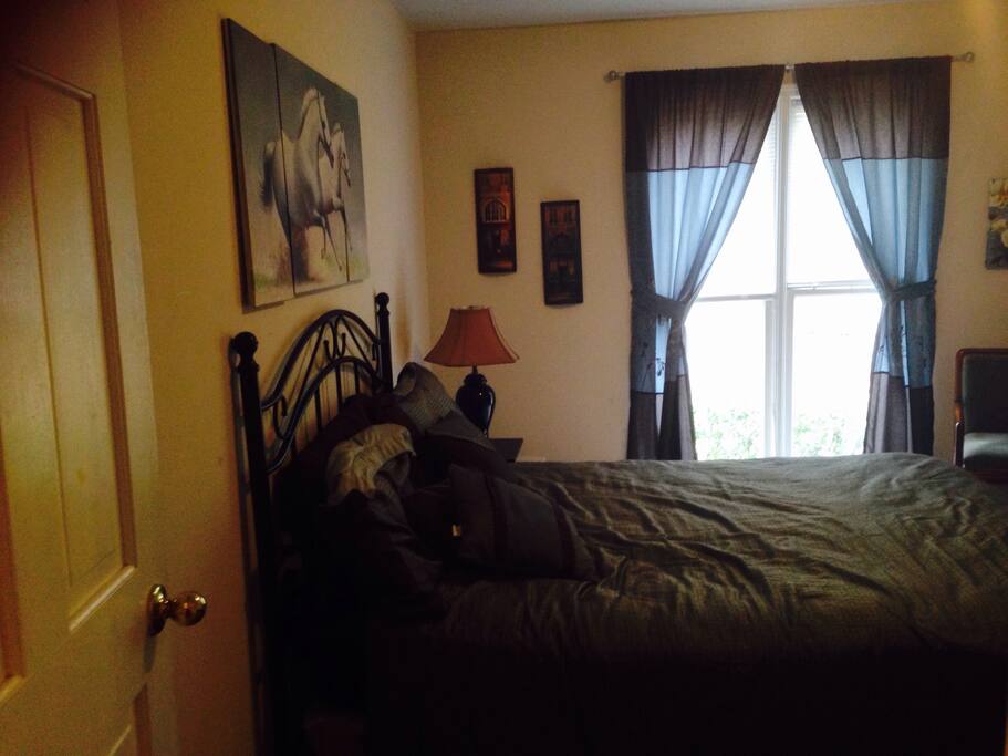 Your bedroom, bright and sunny!