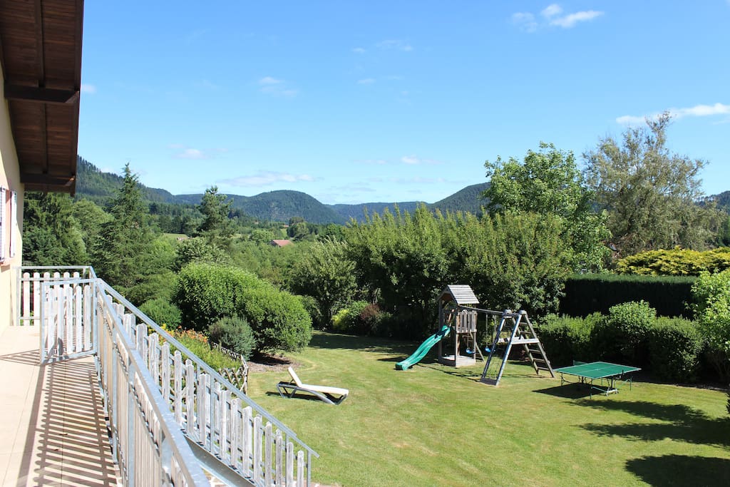 Vue depuis le balcon.