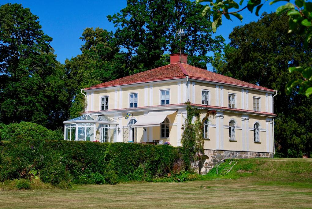 view from the lawn