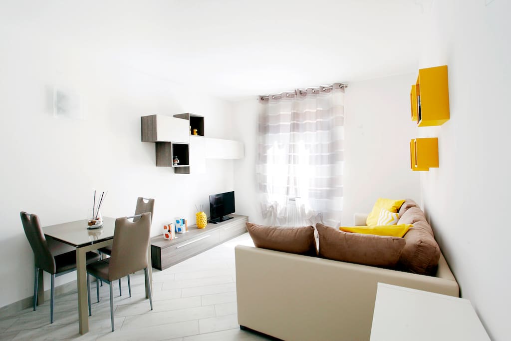 Living Room with Pullout Couch