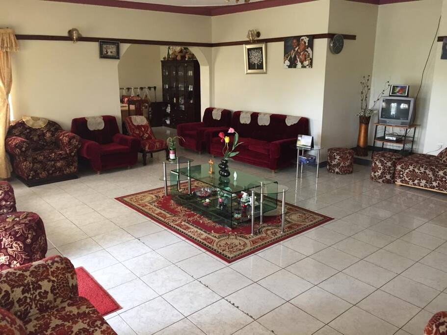 This is the sitting room with capacity to sit over 25guests