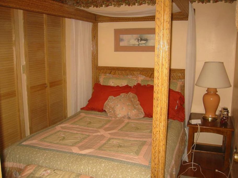 Bedroom with sitting area
