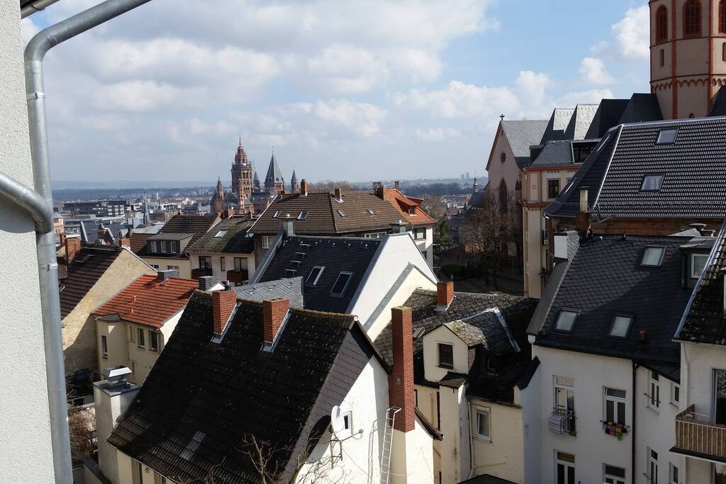 Blick vom Balkon/ balcony