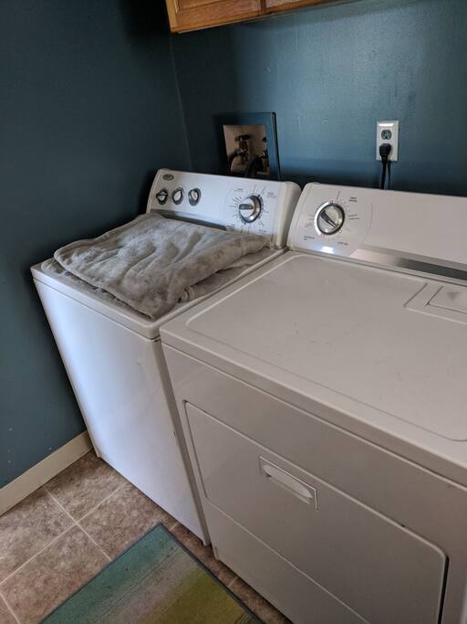 laundry room and half bath