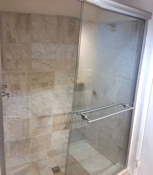 Large shower