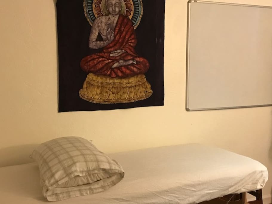 Second bedroom - used by me as a treatment room. Has massage table