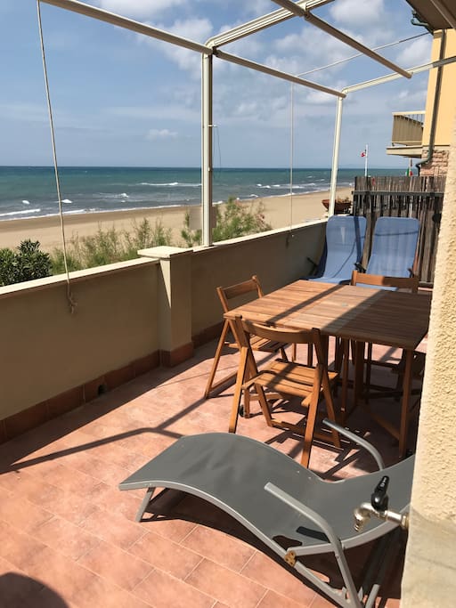 front terrace