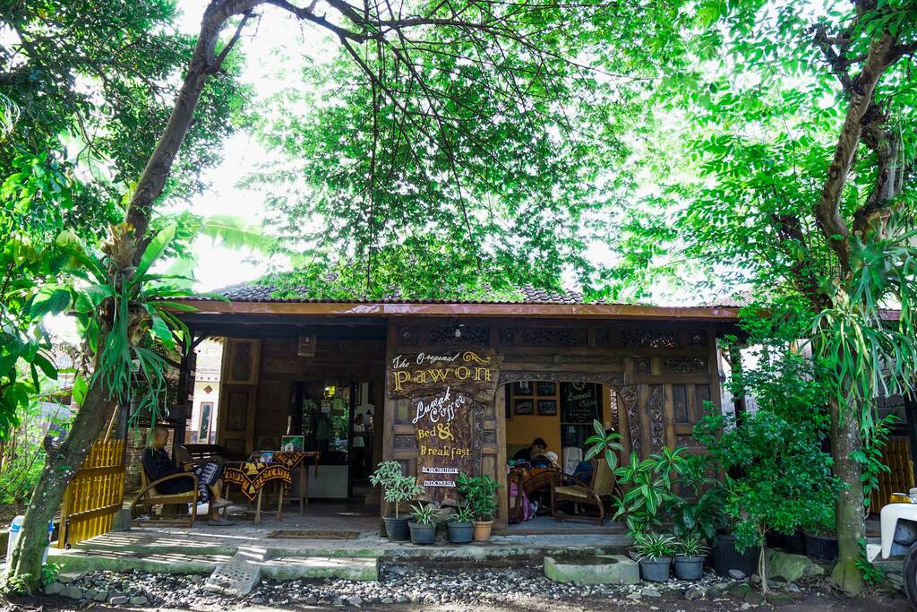 This the gate of our house and coffee shop.