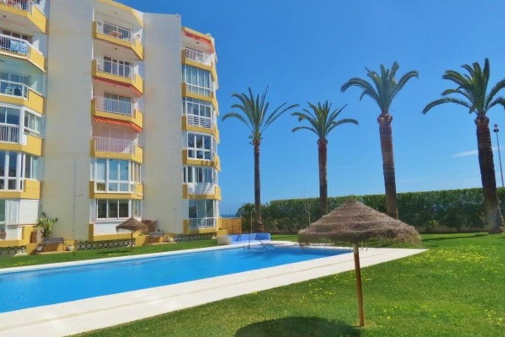 Vista de la piscina