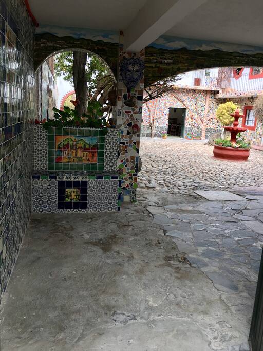 Entrada a la posada.