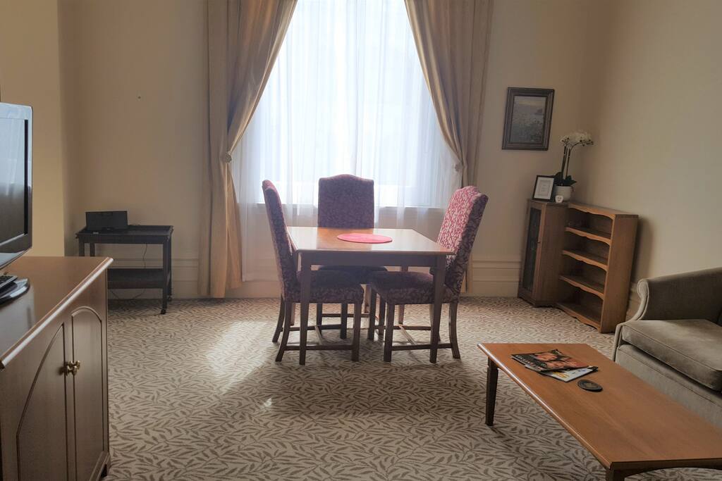 Large sunny living room.