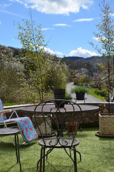 la terrasse...