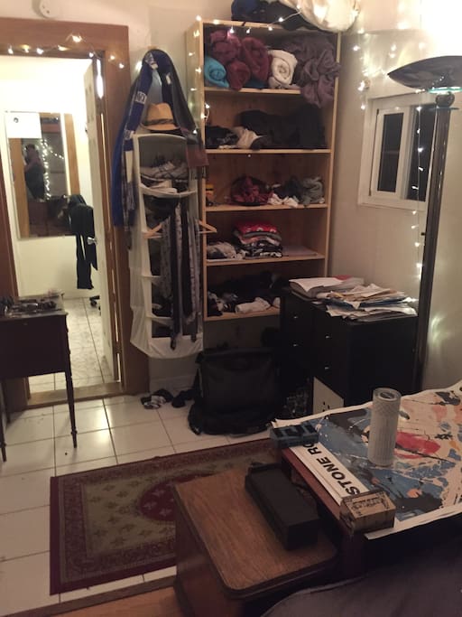 Rear facing bedroom