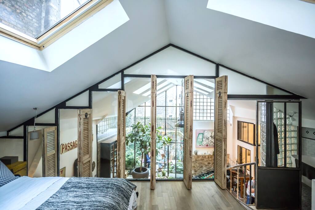 Vu de la salle à manger depuis la chambre parental