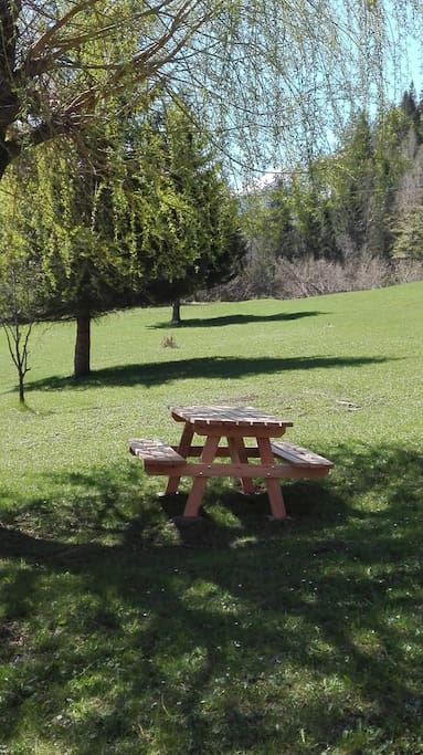 Spazi esterni con prato privato