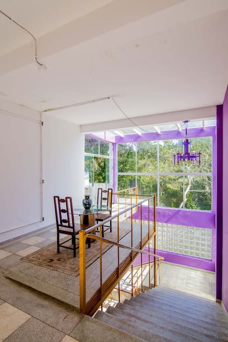 sala de estar no andar superior