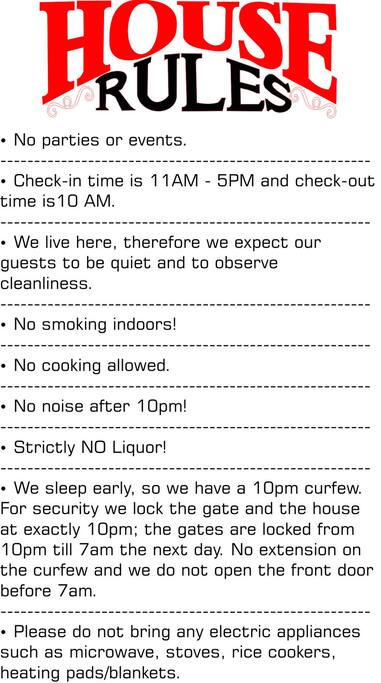 House Rules