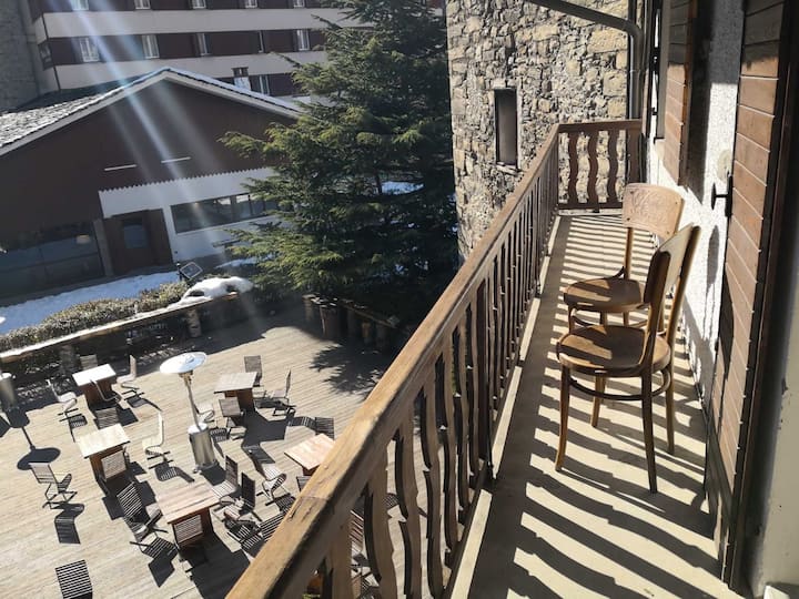 La Casa della Torre 1 panoramic view of Courmayeur center