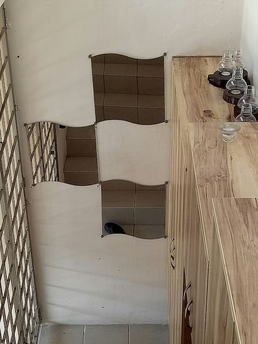 the staircase