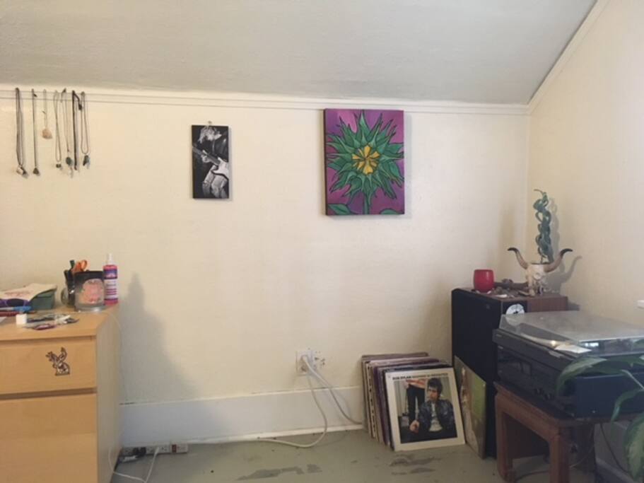 Bedroom art.