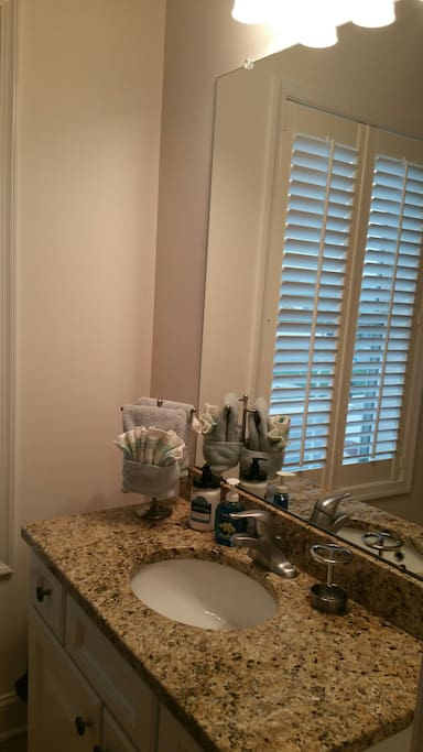 Hand towels provided for your use.