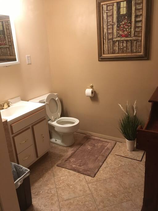 Private Full Bath with Shower