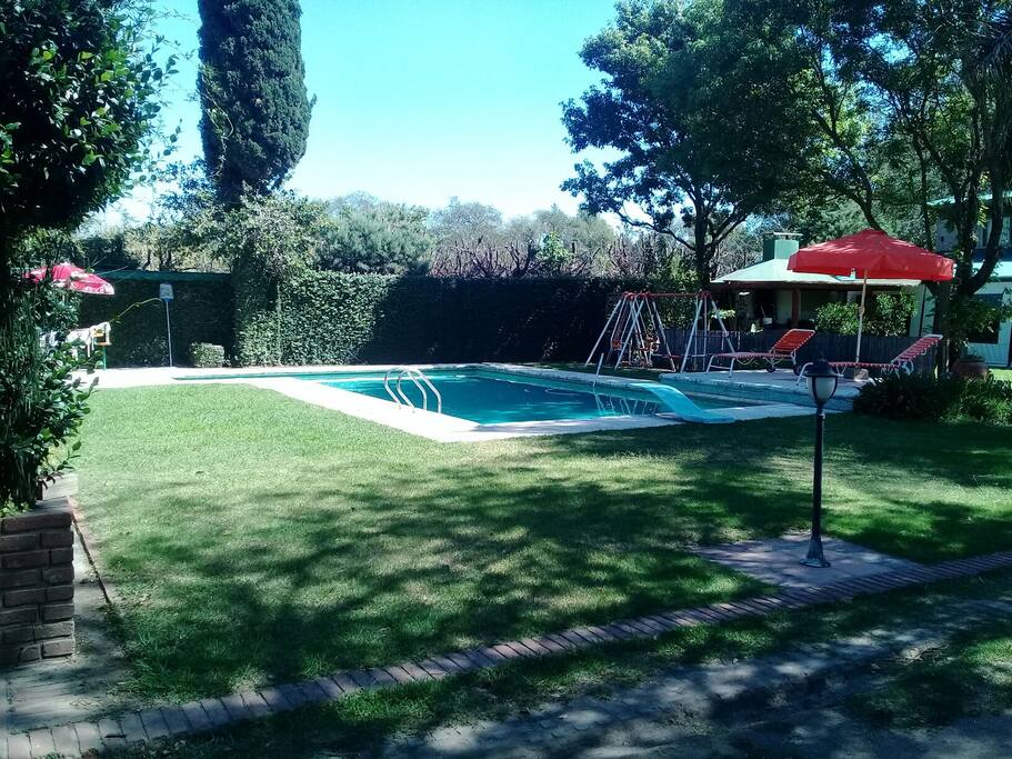 Primera vista de la piscina
