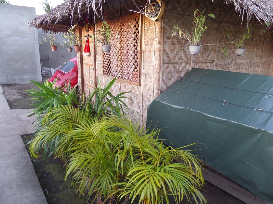 Entrance to kitchen area of "The Nipa"