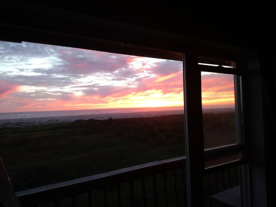 As seen from the upper level master bedroom