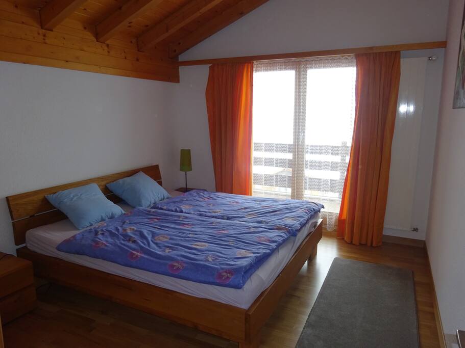 Grande chambre 2 places avec sorti sur le balcon