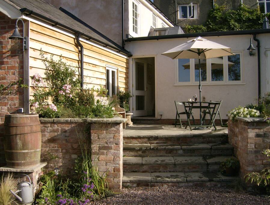 Private south facing terrace