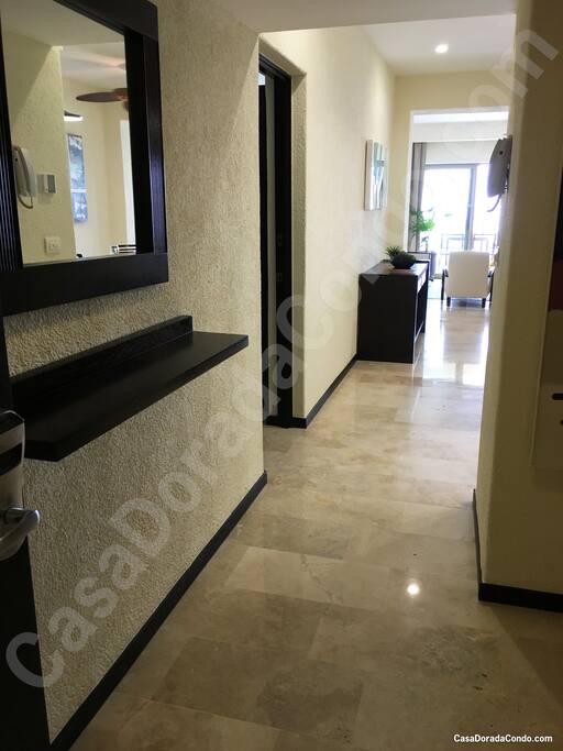 Entrance into condo