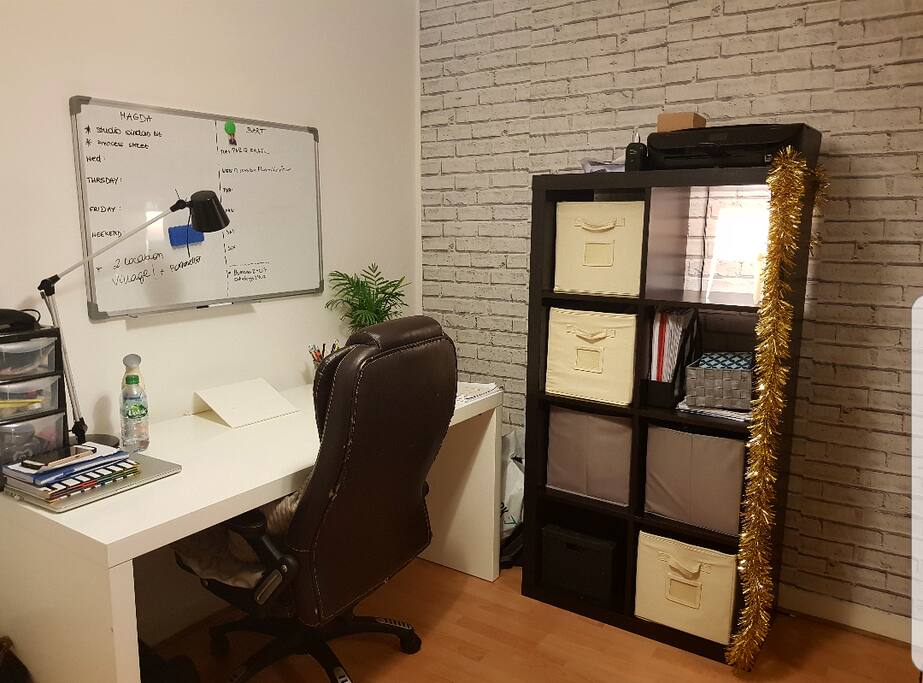 Study Area in living room.