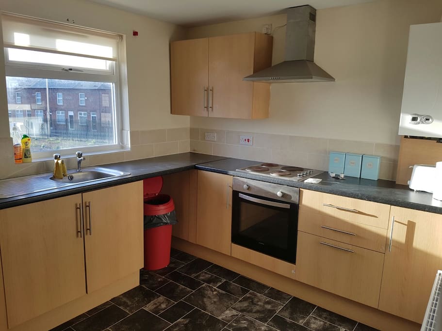 Fully fitted modern kitchen