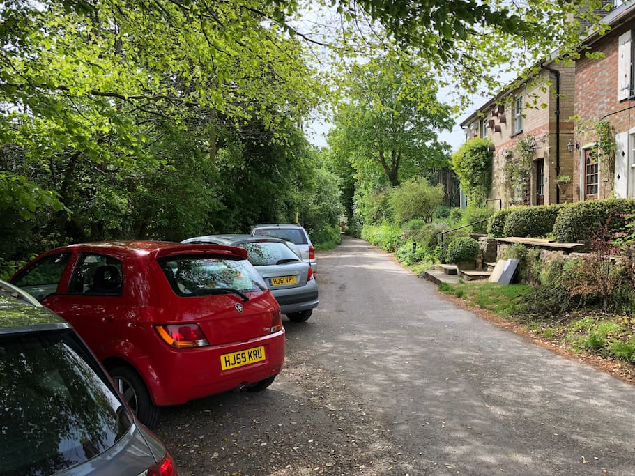 East Walls, the lane has unrestricted parking in front of the cottage, although not guaranteed it is unusual not to be able to find space there or a short walk away. You shouldn’t need to pay for parking.