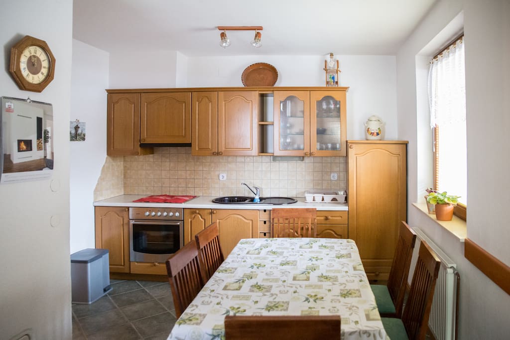 Kitchen with eating room
